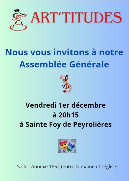 Assembl E G N Rale Annuelle Arttitudes Mairie De Sainte Foy De